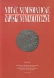 Notae Numismaticae Zapiski Numizmatyczne tom 6. Wydawca: Muzeum Narodowe w Krakowie. Dadada.pl Opakowanie Notae Numismaticae Zapiski Numizmatyczne tom 6