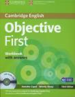 Objective First Workbook with answers. Autor: Capel Annette, Sharp Wendy. Dadada.pl Okładka książki Objective First Workbook with answers