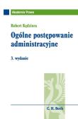 Ogólne postępowanie administracyjne. Autor: Kędziora Robert. Dadada.pl Okładka książki Ogólne postępowanie administracyjne