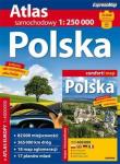 Okładka książki Polska - 1:250 000 atlas samochodowy + mapa laminowana