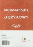 Opakowanie Poradnik językowy 9/2011