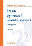 Prawo wykroczeń materialne i procesowe. Autor: Marek Andrzejewski. Dadada.pl Okładka książki Prawo wykroczeń materialne i procesowe