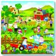 Opakowanie Puzzle mata piankowa farma