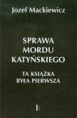 Okładka książki Sprawa mordu katyńskiego