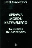 Okładka książki Sprawa mordu katyńskiego
