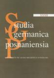 Opakowanie Studia Germanica Posnaniensia XXXII