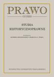 Opakowanie Studia Historycznoprawne