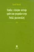 Studia z dziejów ustroju społeczno-gospodarczego Polski piastowskiej. Autor: Buczek Karol. Dadada.pl Okładka książki Studia z dziejów ustroju społeczno-gospodarczego Polski piastowskiej