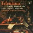 Telemann: Recorder Sonatas & Trios. Autor: Lorenzo Cavasanti, Sergio Ciomei, Ensemble Tripla Concordia. Dadada.pl Okładka książki Telemann: Recorder Sonatas & Trios