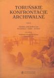 Opakowanie Toruńskie konfrontacje archiwalne t.2