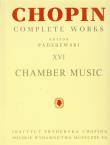 Okładka książki Utwory kameralne CW XVI Chopin