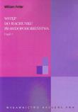 Okładka książki Wstęp do rachunku prawdopodobieństwa część 1