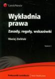 Wykładnia prawa. Autor: Zieliński Maciej. Dadada.pl Okładka książki Wykładnia prawa