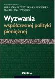 Opakowanie Wyzwania współczesnej polityki pieniężnej
