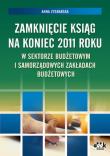 Okładka książki Zamknięcie ksiąg na koniec 2011 roku