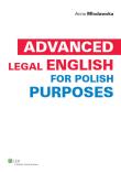 Okładka książki Advanced legal english for polish purposes
