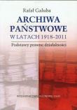 Opakowanie Archiwa państwowe w latach 1918-2011