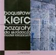 Bazgroły dla składacza modeli latających. Autor: Kierc Bogusław. Dadada.pl Okładka książki Bazgroły dla składacza modeli latających