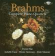 Brahms: Complete Piano Quartets. Autor: Handerek Joanna, Isabelle Faust, Bruno Giuranna, Alain Meunier. Dadada.pl Okładka książki Brahms: Complete Piano Quartets