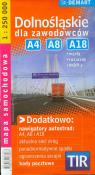 Okładka książki Dolnośląskie TIR mapa dla zawodowców
