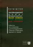 Opakowanie Enterprise accounting and management under globalization: recent evidence from Poland and Lithuania