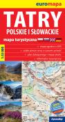 Euromapa Tatry polskie i słowackie 1:55 000. Autor: praca zbiorowa. Dadada.pl Okładka książki Euromapa Tatry polskie i słowackie 1:55 000