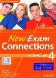 Exam Connections New 4 Intermediate SB & E-WB. Autor: Kelly Paul, Krantz Caroline, Spencer-Kępczyńska Joanna. Dadada.pl Okładka książki Exam Connections New 4 Intermediate SB & E-WB