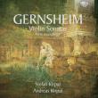 Gernsheim: Violin Sonatas. Autor: Stefan Kirpal, Andreas Kirpal. Dadada.pl Okładka książki Gernsheim: Violin Sonatas