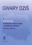 Gwary dziś część 5. Autor: Kowalska Anna B.. Dadada.pl Okładka książki Gwary dziś część 5