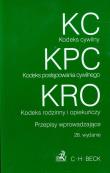Okładka książki Kodeks cywilny Kodeks postępowania cywilnego Kodeks rodzinny i opiekuńczy Przepisy wprowadzające