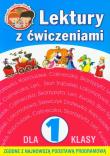 Lektury dla klasy 1 z ćwiczeniami. Autor: Wiśniewska Anna, Micińska-Łyżniak Irena. Dadada.pl Okładka książki Lektury dla klasy 1 z ćwiczeniami