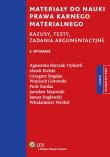 Materiały do nauki prawa karnego materialnego. Autor: Barczak-Oplustil Agnieszka, Bielski Marek. Dadada.pl Okładka książki Materiały do nauki prawa karnego materialnego