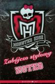 Okładka książki Monster High. Zabójczo stylowy notes