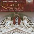 Pierto Locatelli: Trio Sonatas. Autor: Igor Ruhadze, Ensemble Violini Capricciosi. Dadada.pl Okładka książki Pierto Locatelli: Trio Sonatas