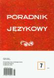 Opakowanie Poradnik językowy 7/2012