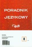 Opakowanie Poradnik językowy 8/2012