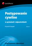 Postępowanie cywilne w pytaniach i odpowiedziach. Autor: Knoppek Krzysztof. Dadada.pl Okładka książki Postępowanie cywilne w pytaniach i odpowiedziach