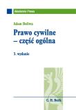 Okładka książki Prawo cywilne część ogólna