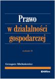 Okładka książki Prawo w działalności gospodarczej