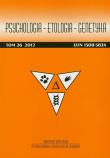 Opakowanie Psychologia Etologia Genetyka Tom 26/2012