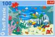 Okładka książki Puzzle 100 Smerfy Pod wodą TREFL