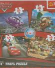Okładka książki Puzzle 4w1 Auta wyruszamy w podróż TREFL