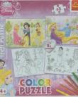 Okładka książki Puzzle Color Księżniczki TREFL