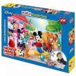 Opakowanie Puzzle dwustronne Mickey Mouse + mazaki