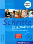 Schritte international 3 KB+AB+CD PL HUEBER. Autor: Daniela Niebisch, Sylvette Penning-Hiemstra. Dadada.pl Okładka książki Schritte international 3 KB+AB+CD PL HUEBER