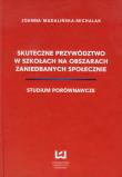 Skuteczne przywództwo w szkołach na obszarach. Autor: Madalińska-Michalak Joanna. Dadada.pl Okładka książki Skuteczne przywództwo w szkołach na obszarach
