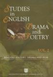Opakowanie Studies in English drama and poetry vol. 2