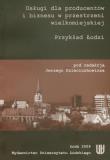 Opakowanie Usługi dla producentów i biznesu w przestrzeni wielkomiejskiej
