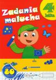 Zadania malucha - 4 latka. Autor:   Praca zbiorowa. Dadada.pl Okładka książki Zadania malucha - 4 latka