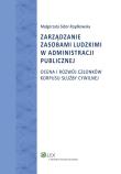 Okładka książki Zarządzanie zasobami ludzkimi w administracji publicznej